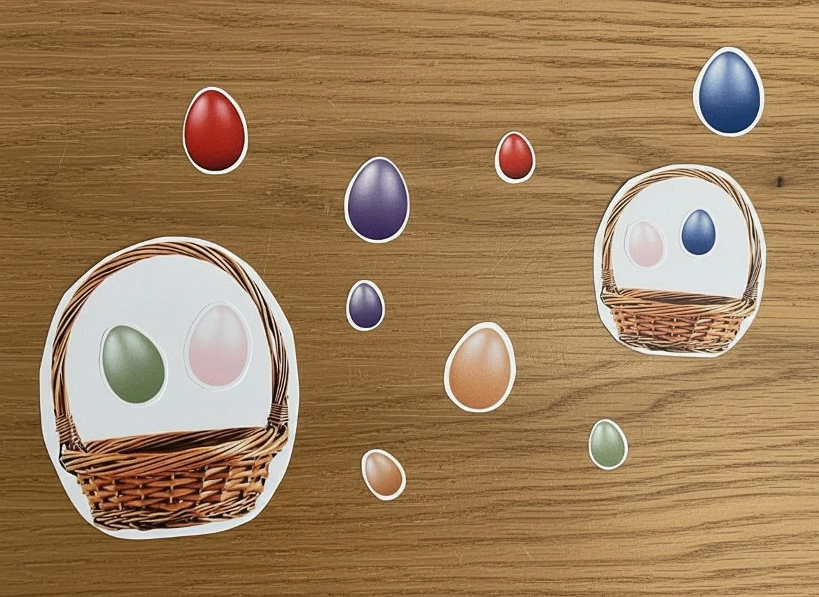 Ostern | Gross oder klein? | ab 2 Jahren | Montessori inspiriert