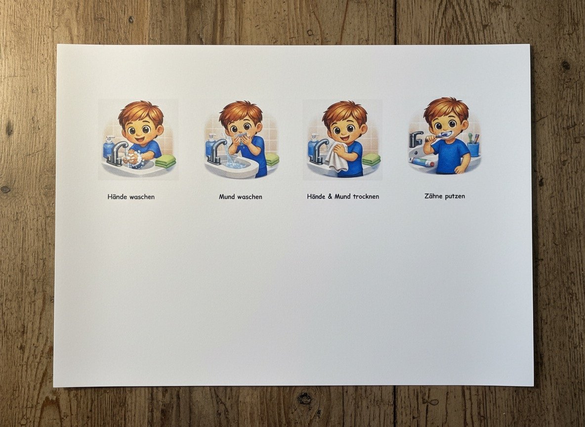 Was machen Jungs nach dem Essen?