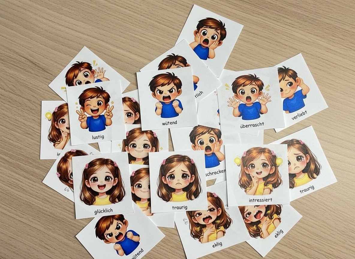 Gefühle mitteilen | ab 2 / 4 Jahren | Montessori inspiriert