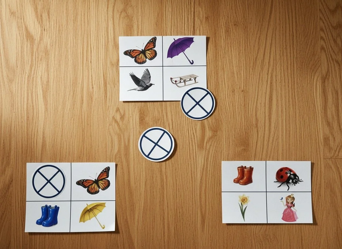 Frühling | Was passt nicht dazu | ab 3 Jahren | Montessori inspiriert