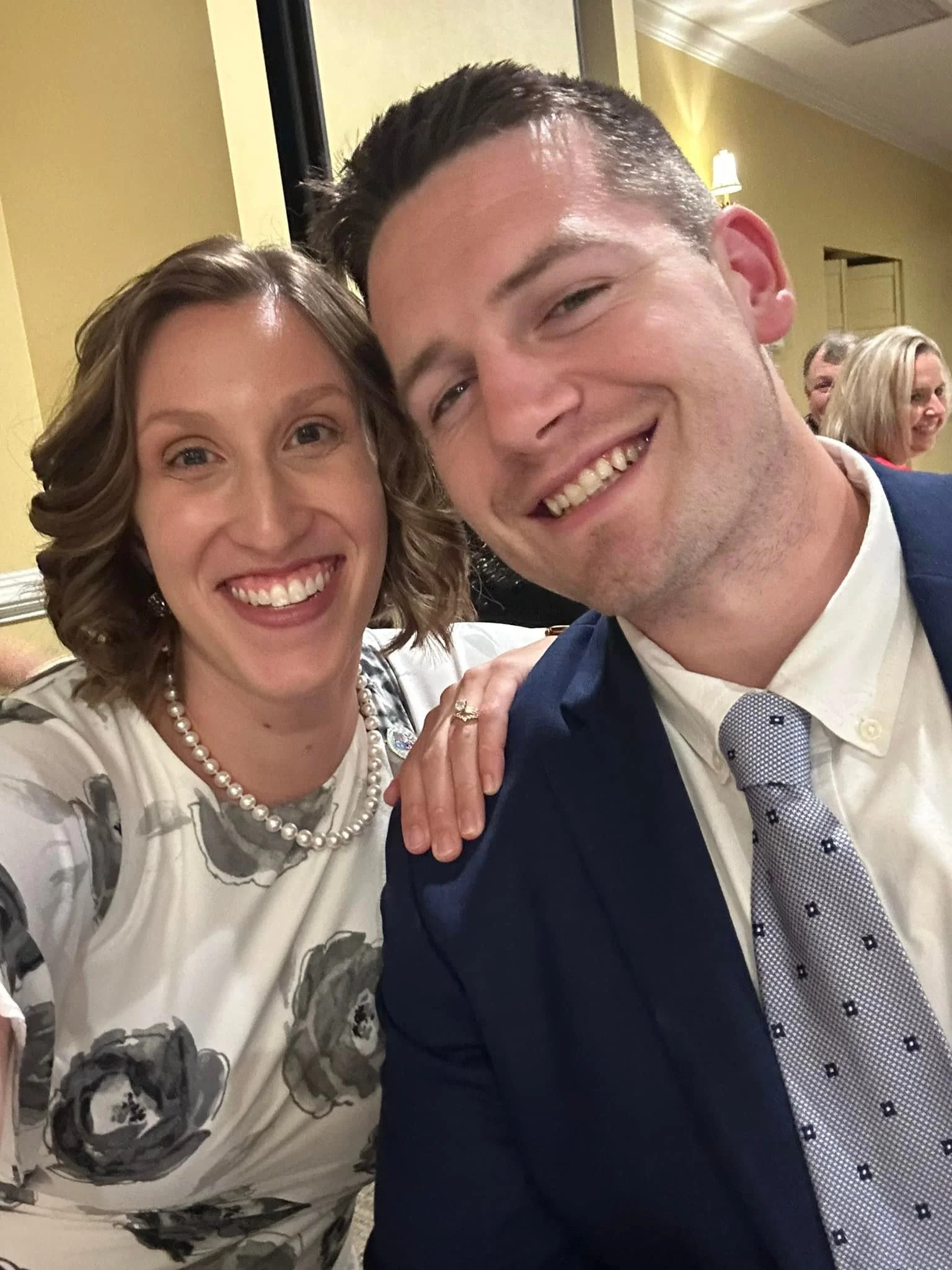Emily and Jack attend an event together.