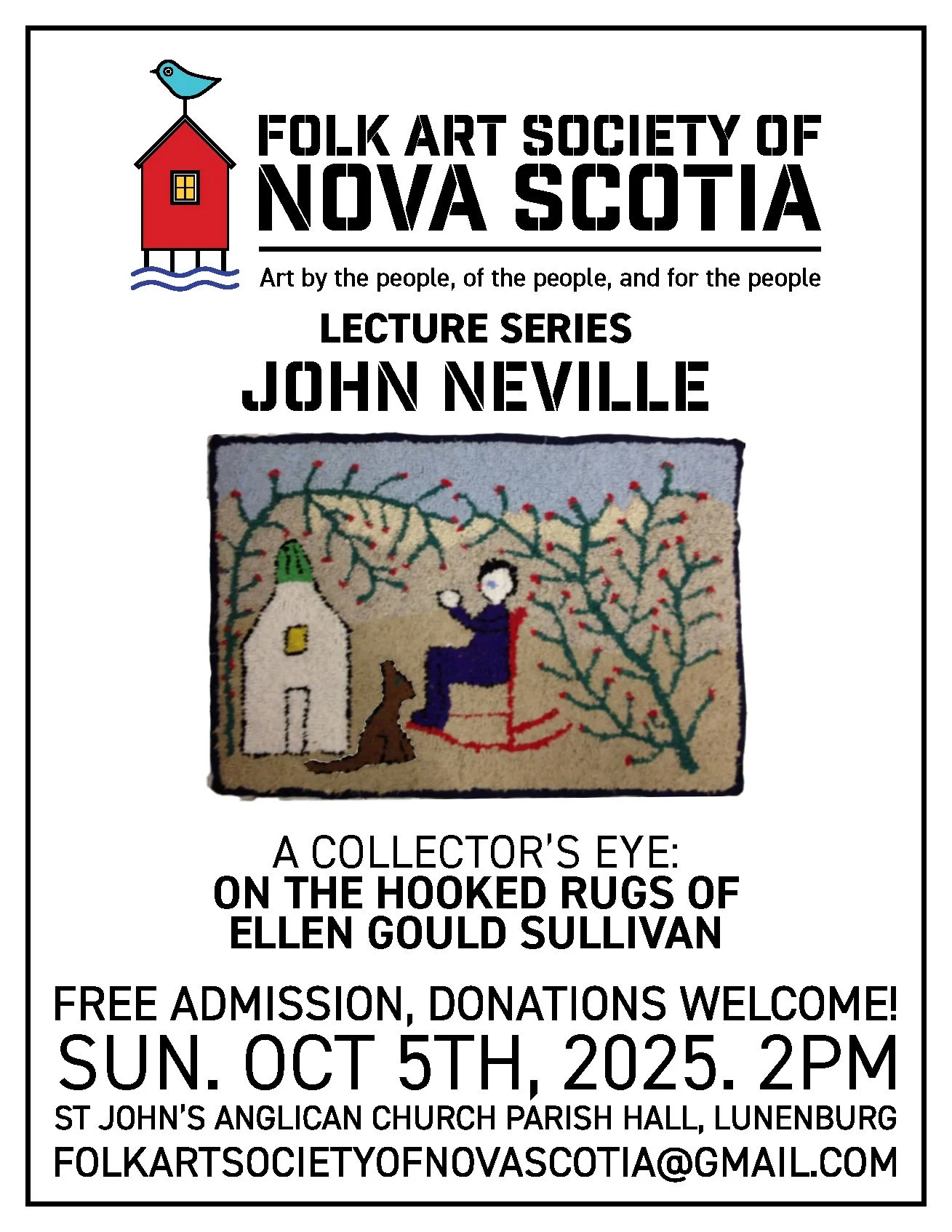 PAST EVENT: John Neville, The Collector's Eye: On the hooked rugs of Ellen Gould Sullivan