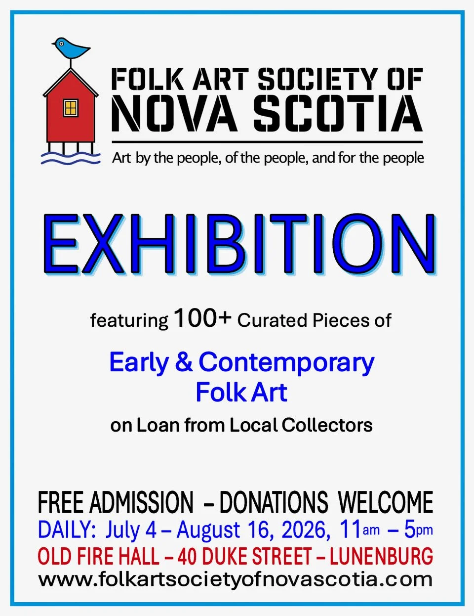 UPCOMING EVENT: Folk Art Society Summer Exhibition