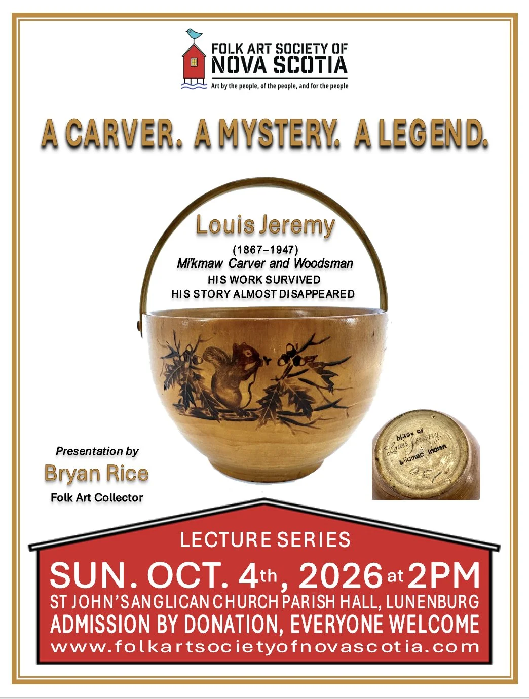 Upcoming event: The Art of Louis Jeremy