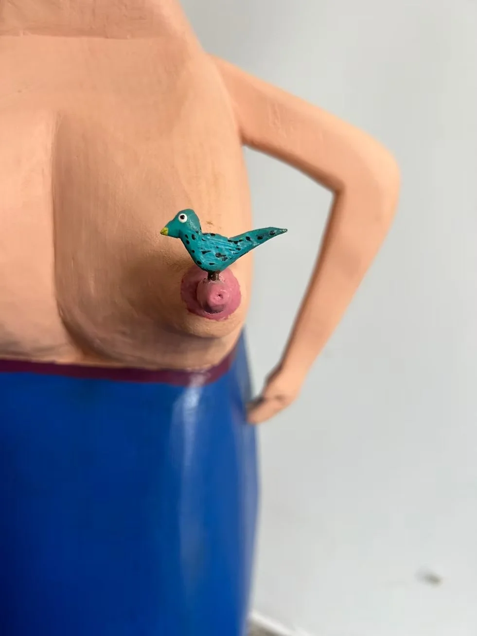 Untitled wood carving by Murray Gallant