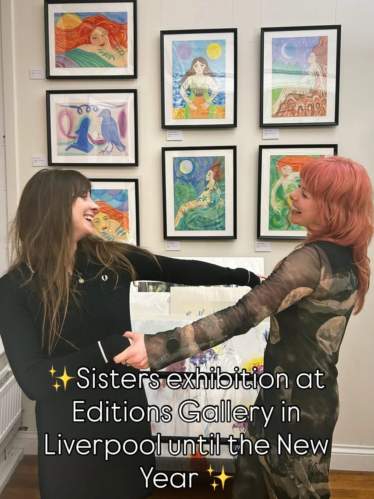 Our art show is open! 🎨 Original art to brighten up your winter! 🖊️ 🖍️ @kae_moon_studio @lunaloon @editionsltd