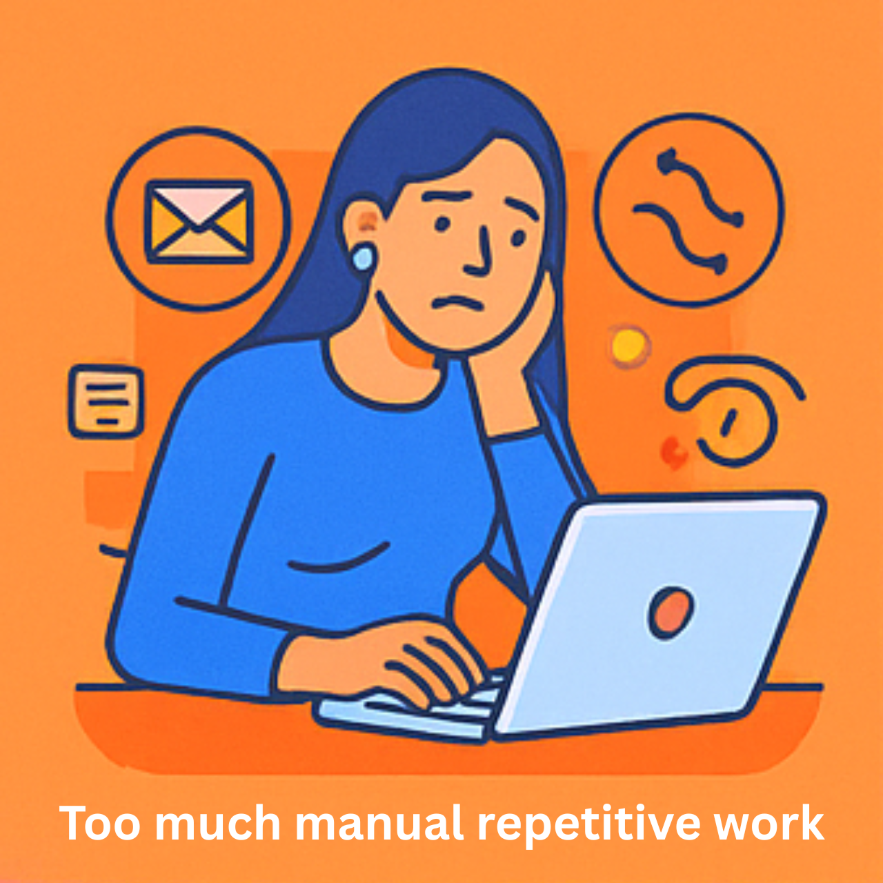 Employees spend hours on data entry, emails, scheduling, reporting, and administrative tasks that could be automated.