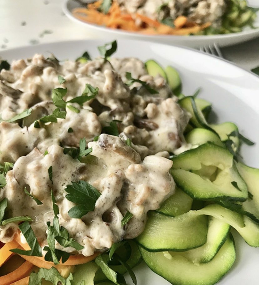 Gluten Free Turkey Stroganoff