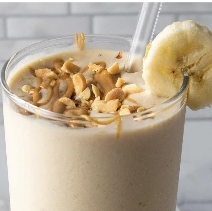 🍌🥜 Banana Peanut Butter Protein Milkshake