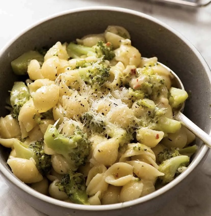 Smashed Broccoli Pasta