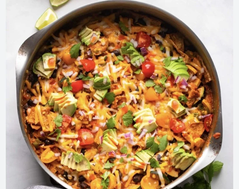 Veggie Skillet Enchiladas