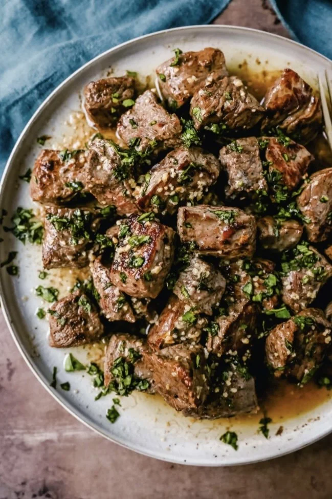 Garlic Butter Steak and Rice