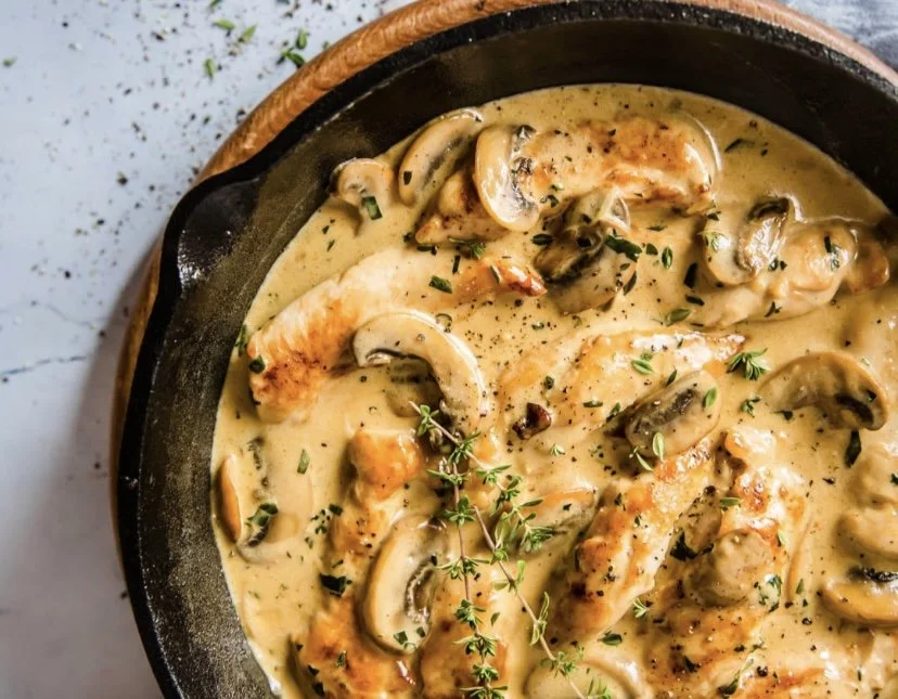 Chicken & Creamy Mushroom Casserole