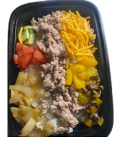 Turkey Burger Bowl