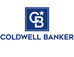 Coldwell Banker logo with a blue square containing a stylized 'CB' and a star above, with 'Coldwell Banker' written below.