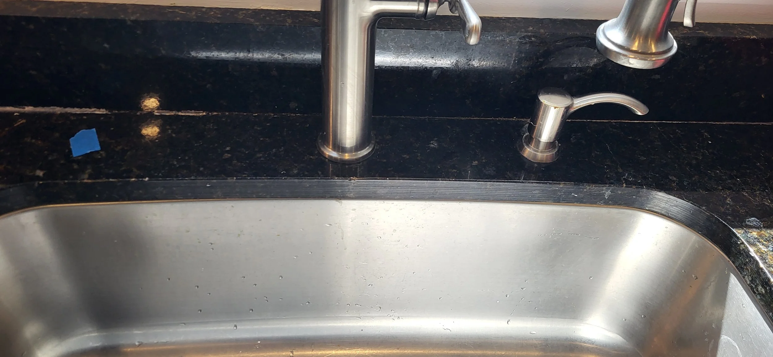 Multiple chip repairs done on this sink radius.
