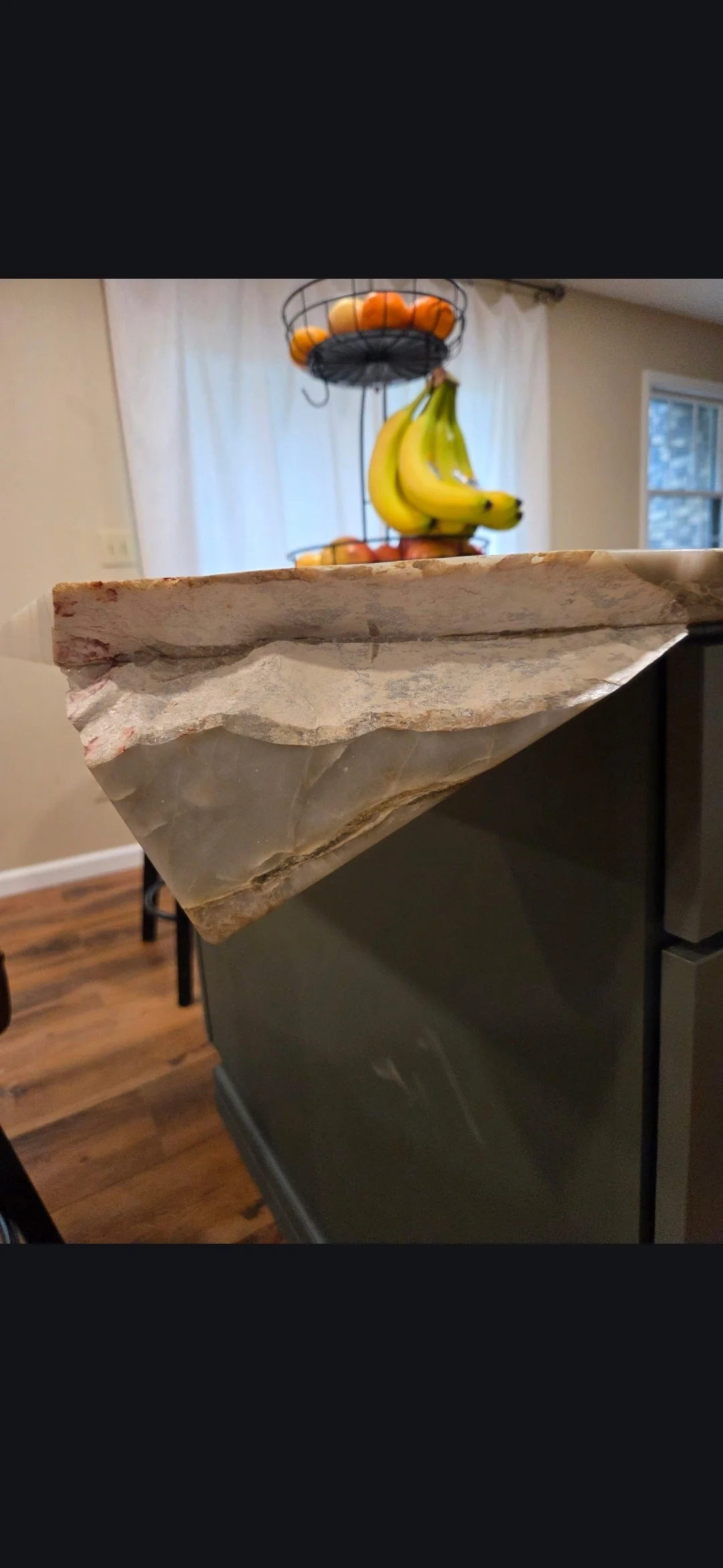 This is a broken corner of a island.