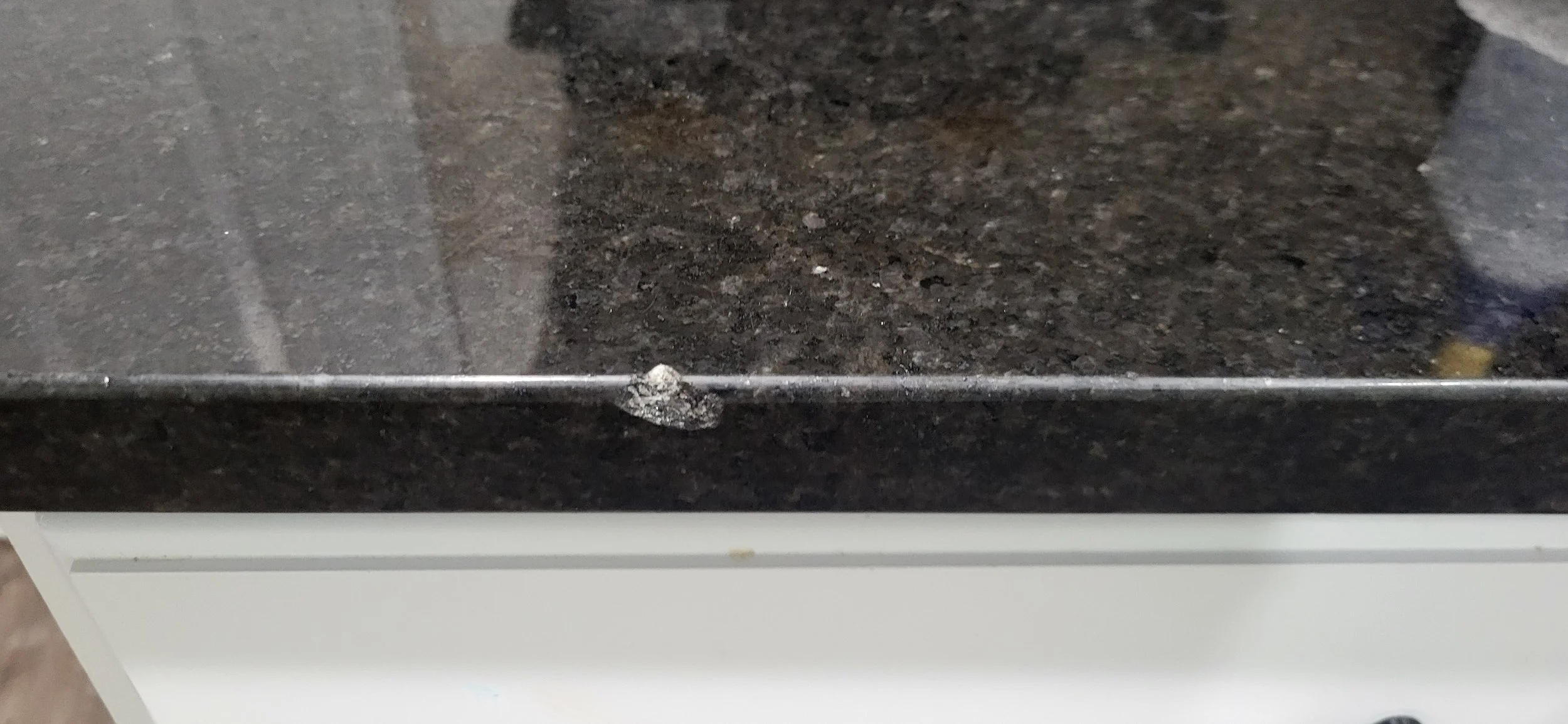 Chip repair needed on the surface-radius and on the flat finish.