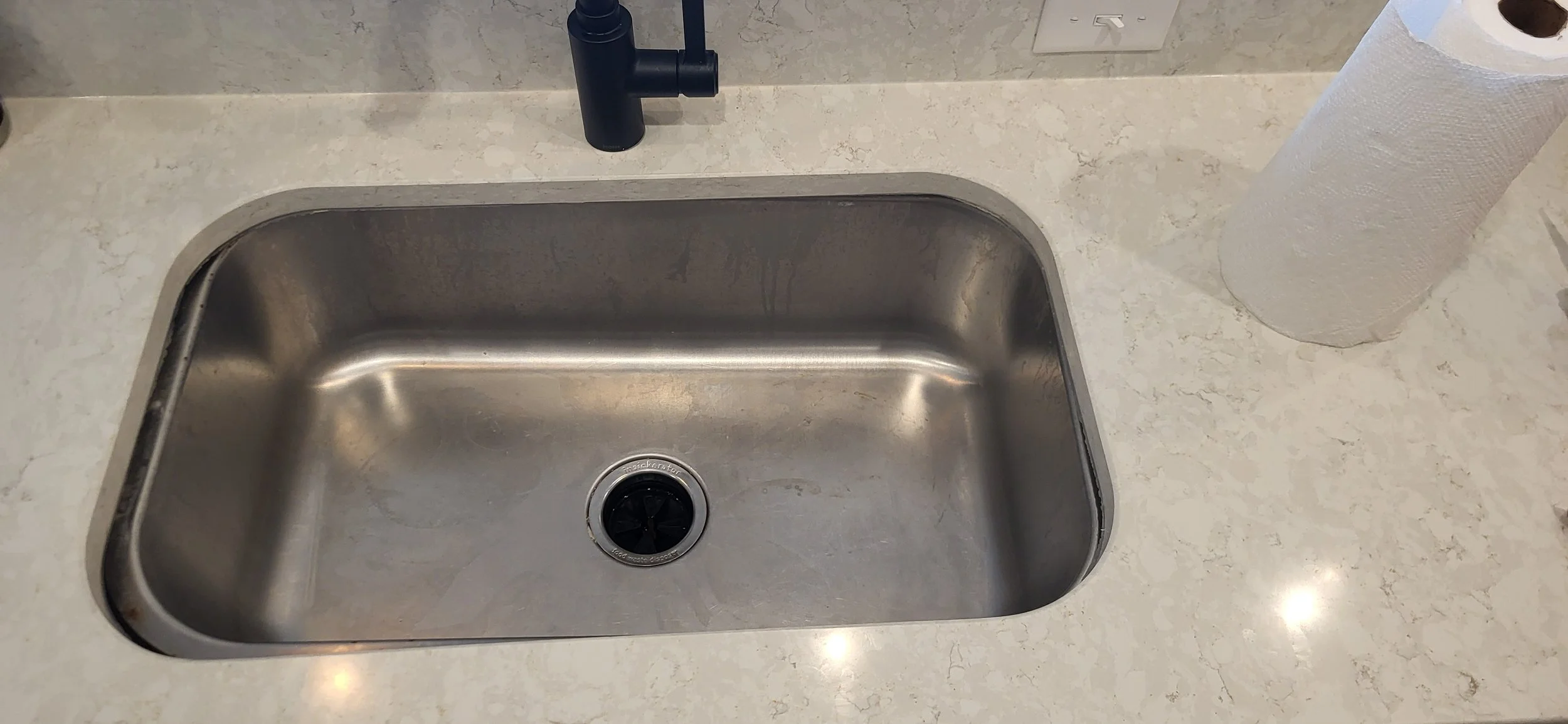 Fallen sink.