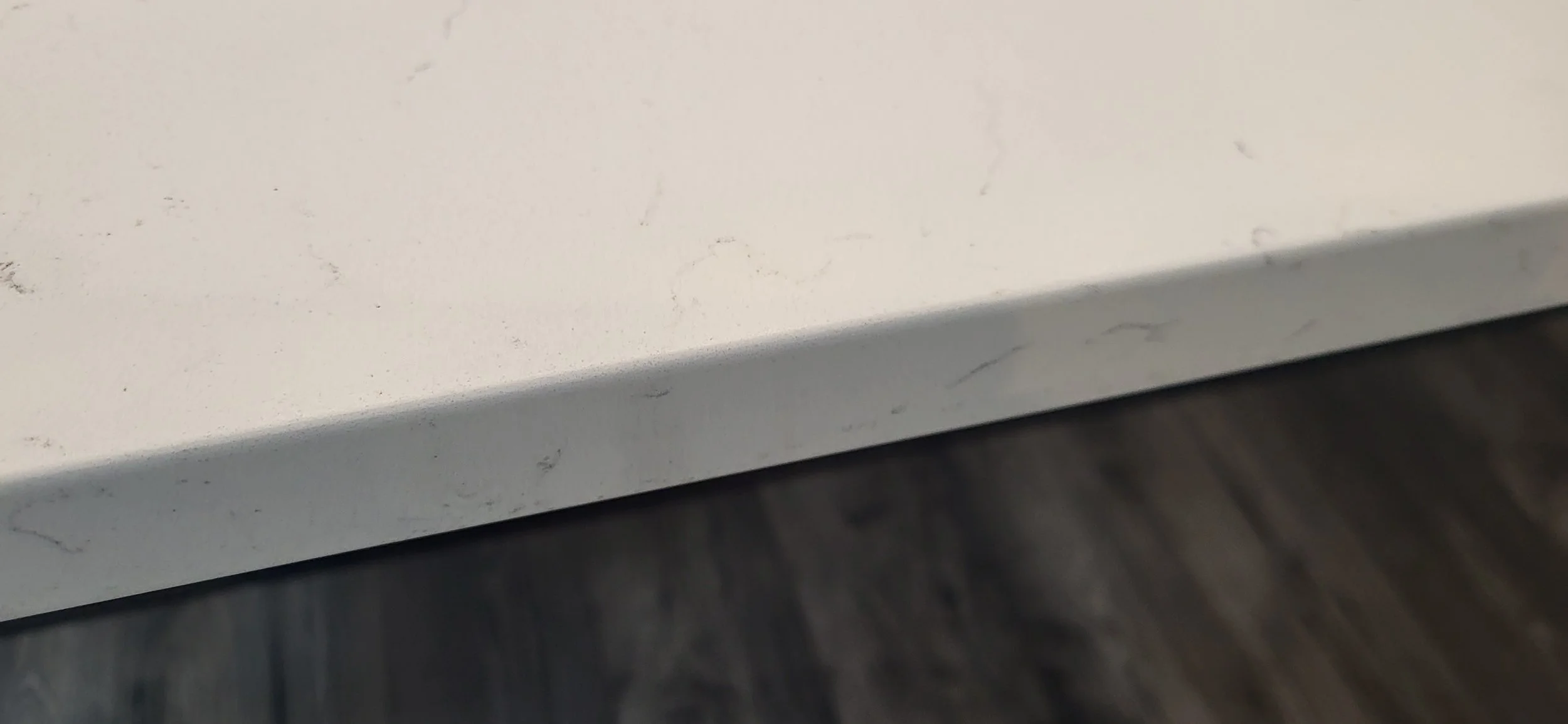 Chips are repaired and polished