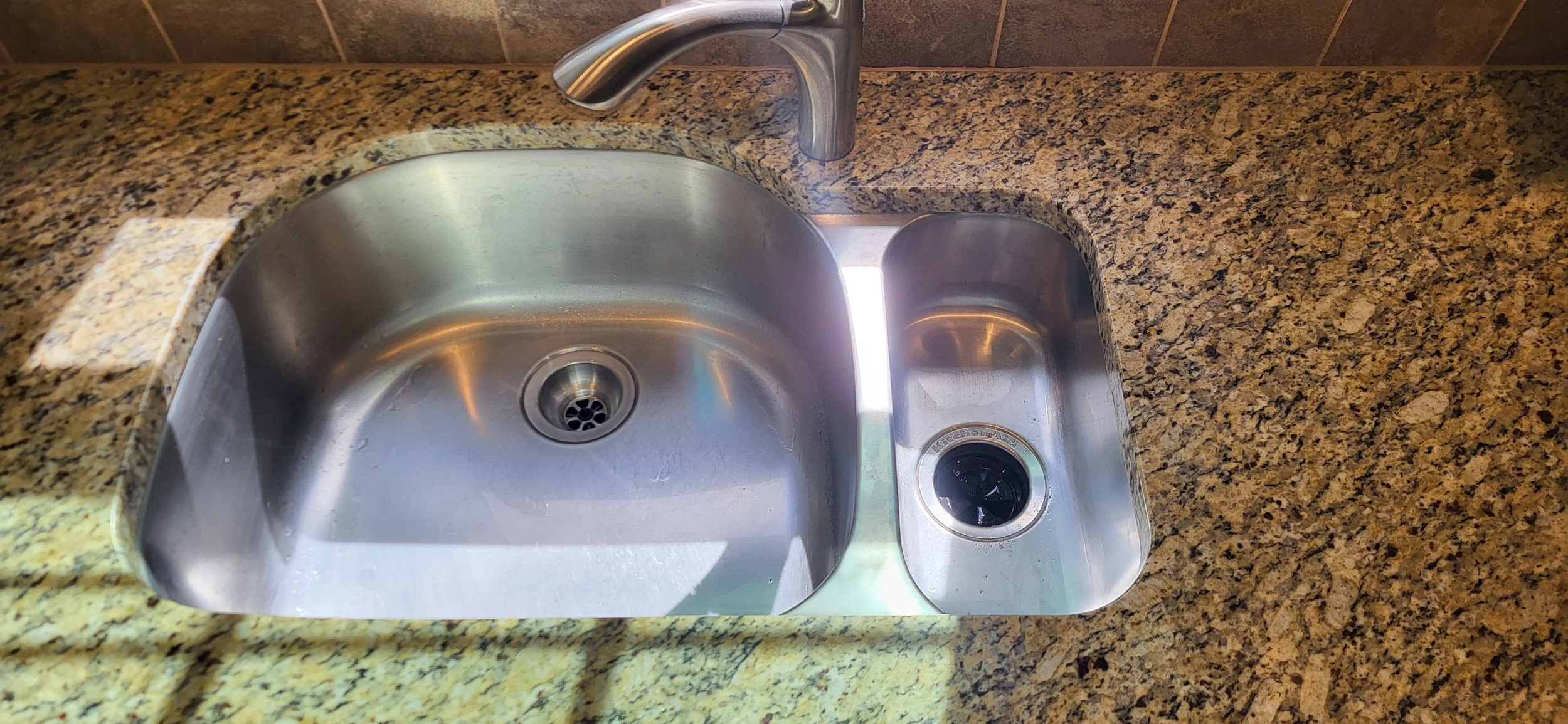 Sink completely repaired.