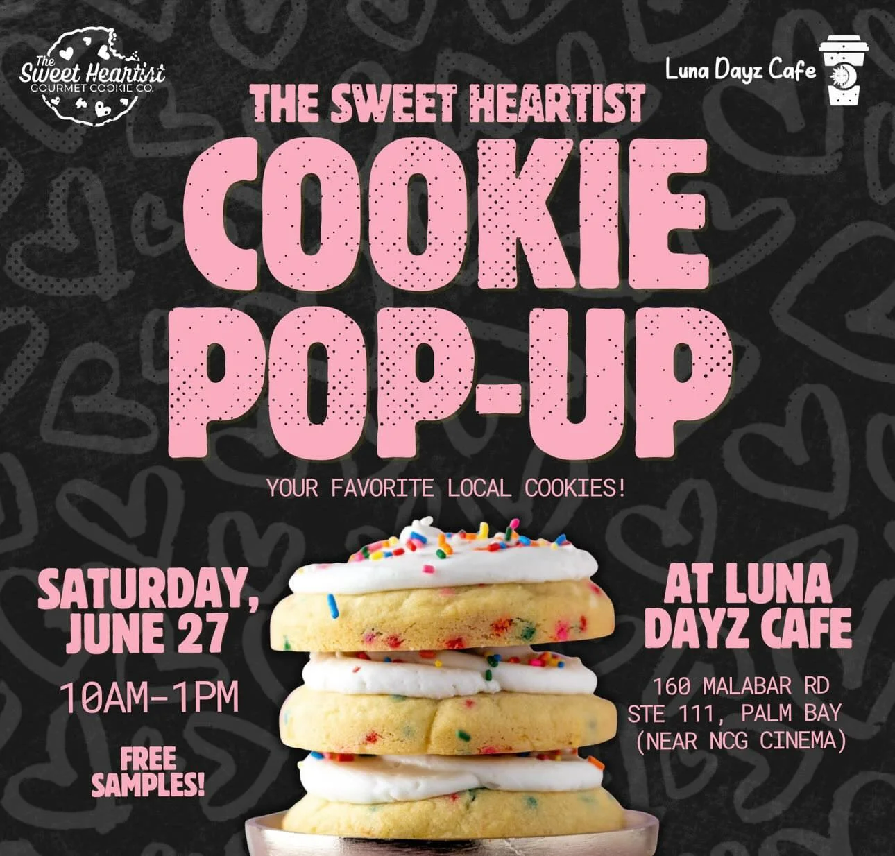 The Sweet Heartist Cookie Popup