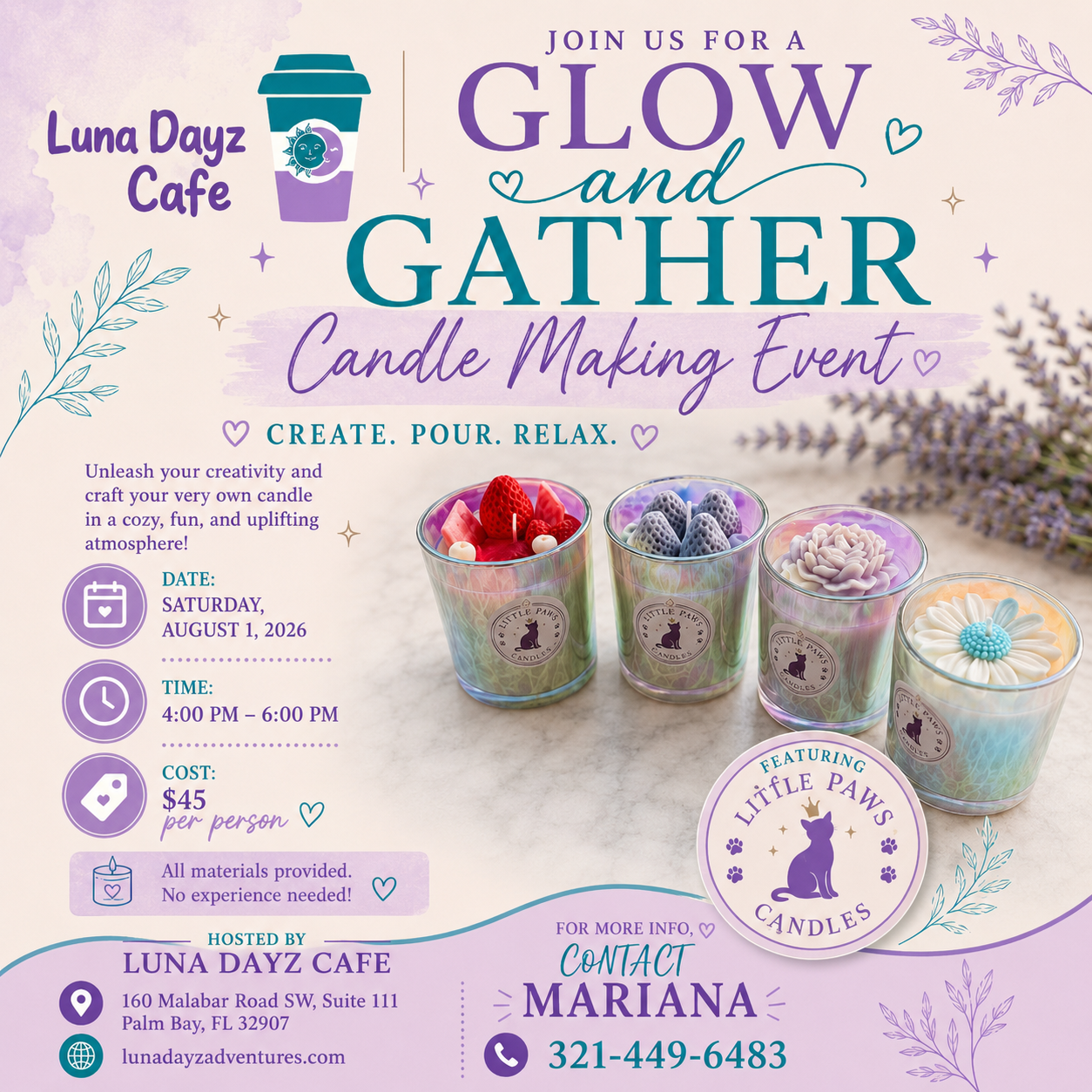 Glow &amp; Gather Candle Making Workshop