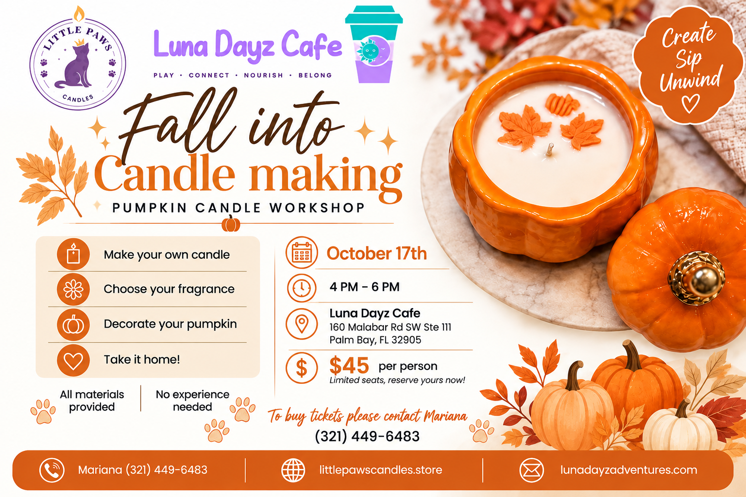 Fall Candle Making Event