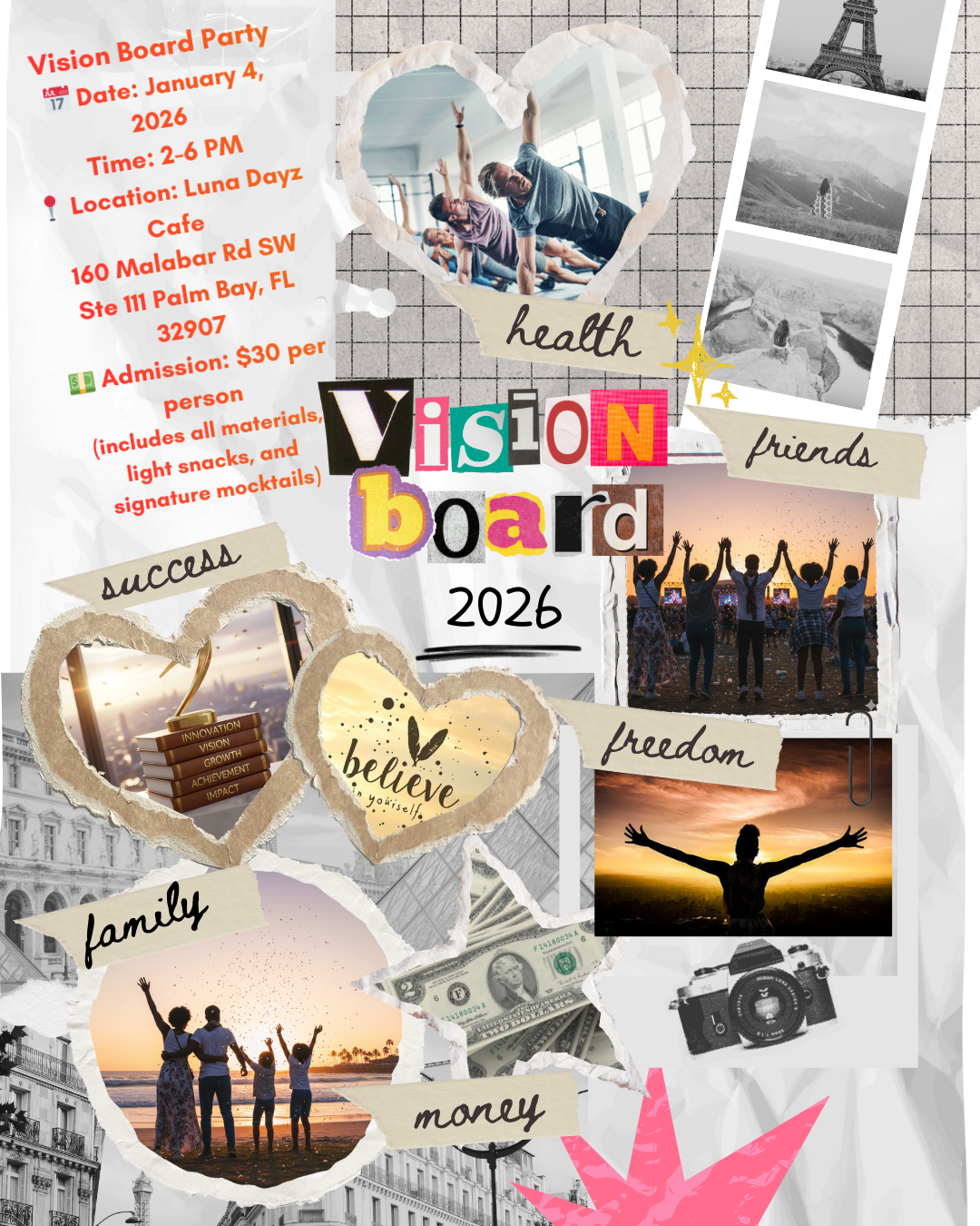 Vision Board Party 1/4/26