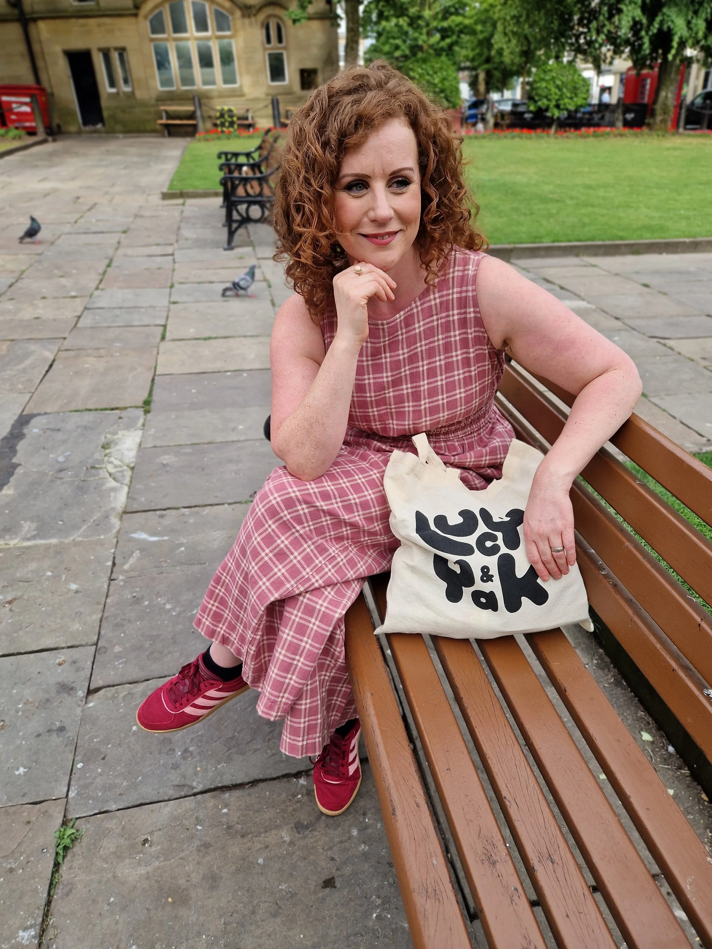 Joanne Pearce of Her Handmade Hustle in Norfolk Square, Glossop