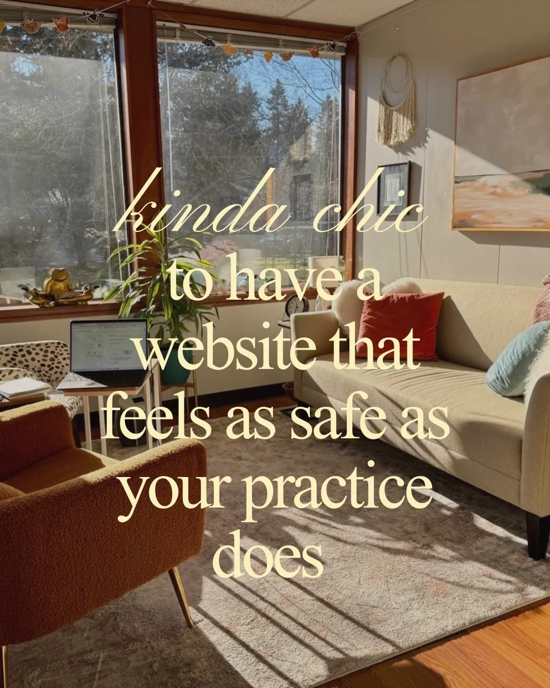 Kinda chic to have a website that feels like an extension of the care you provide. ✨

Your website is often the first interaction a potential client has with your practice. Before the consultation. Before the first session. Before they decide whether
