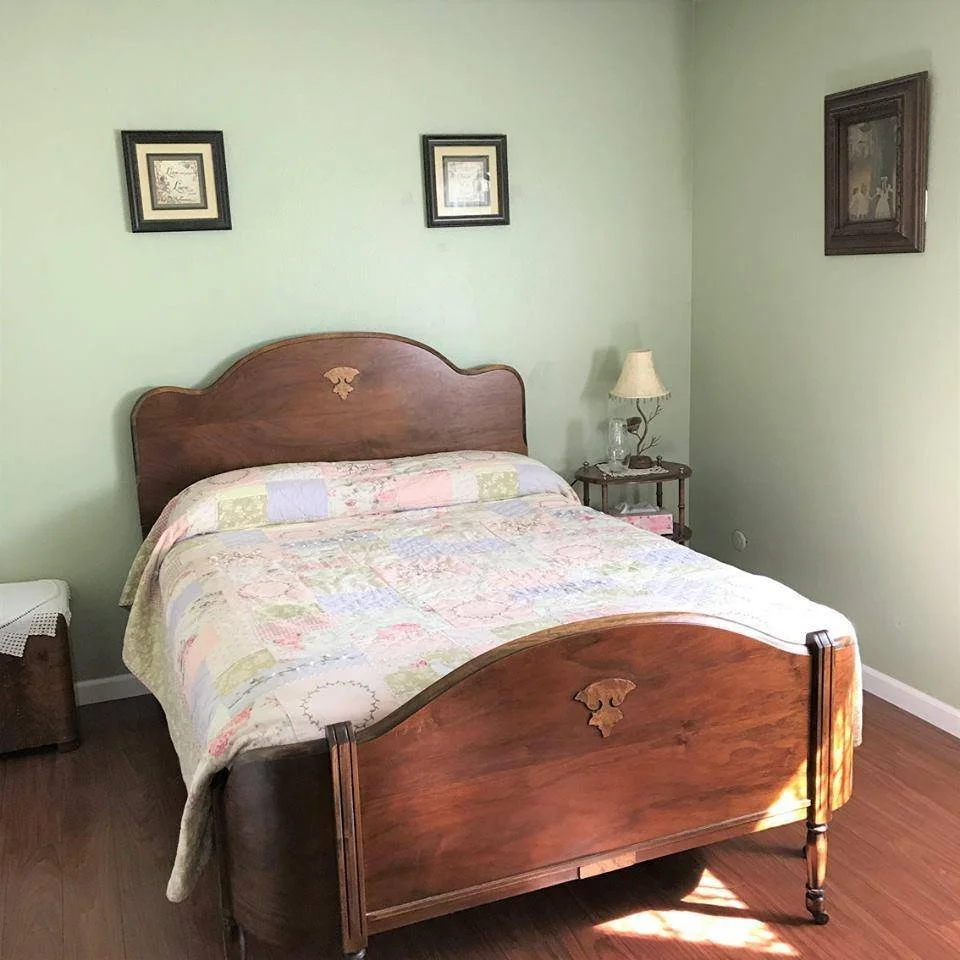 Private bedroom in a residential care home in Atascadero, CA designed for comfort and senior living support