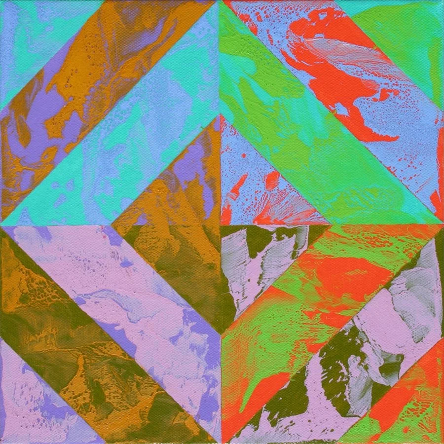 GeoSmear 2865  -  10" x 10"