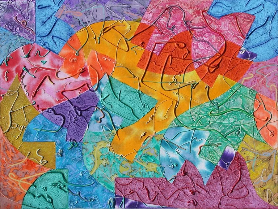 Protractor Squirm  -  18" x 24"