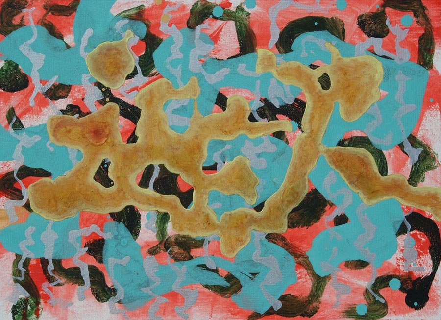 Calligraphy  -  16" x 22"