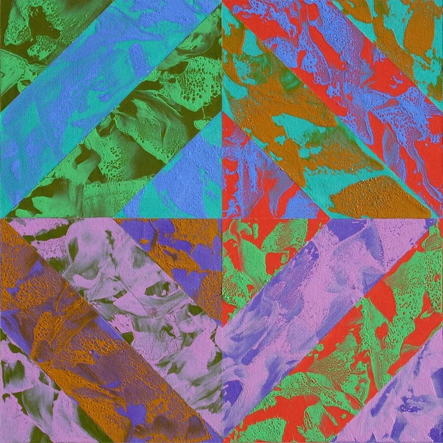 Geo-Smear  -  18 x 18