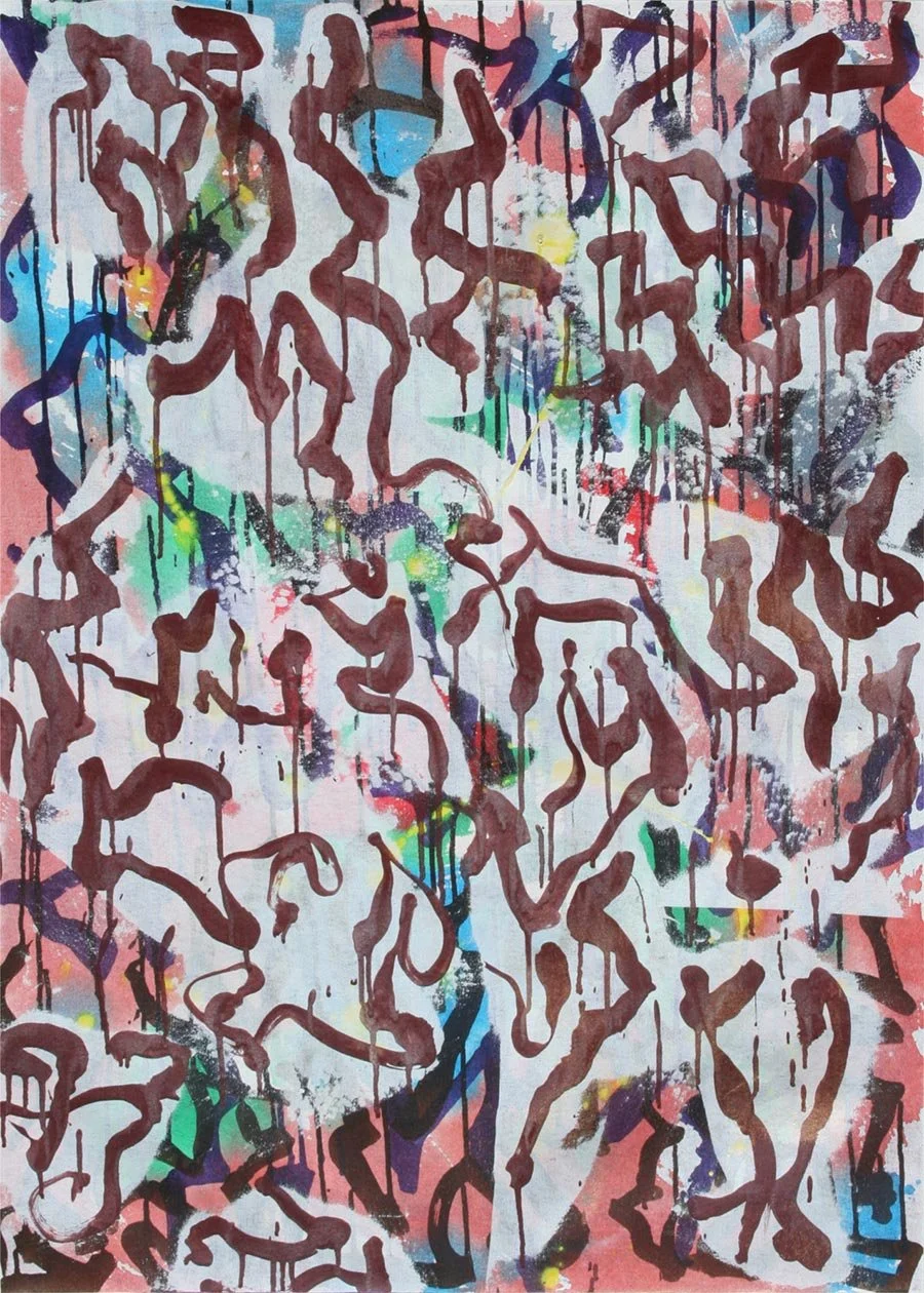 Calligraphic Comp  -  30" x 42"