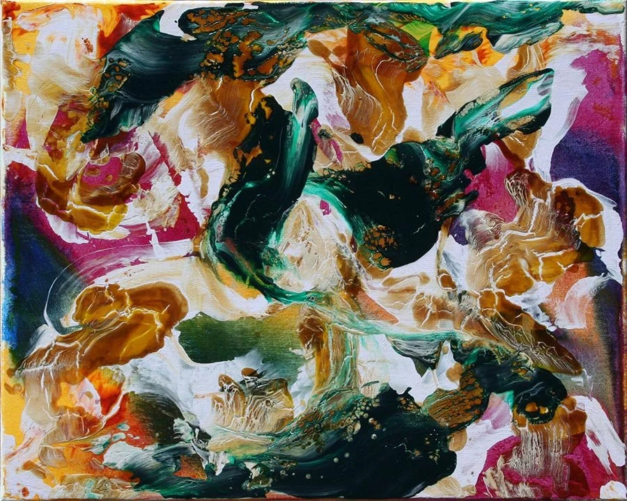 Malachite 2041  -  16" x 20"