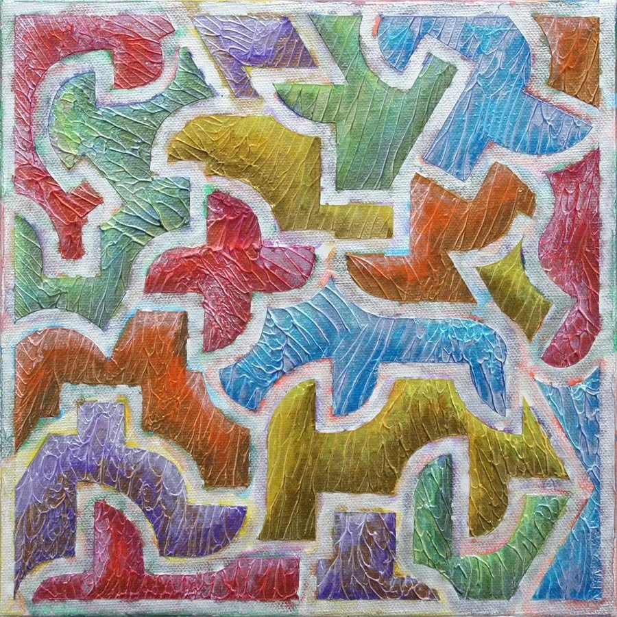 Jigsaw G -  10" x 10"
