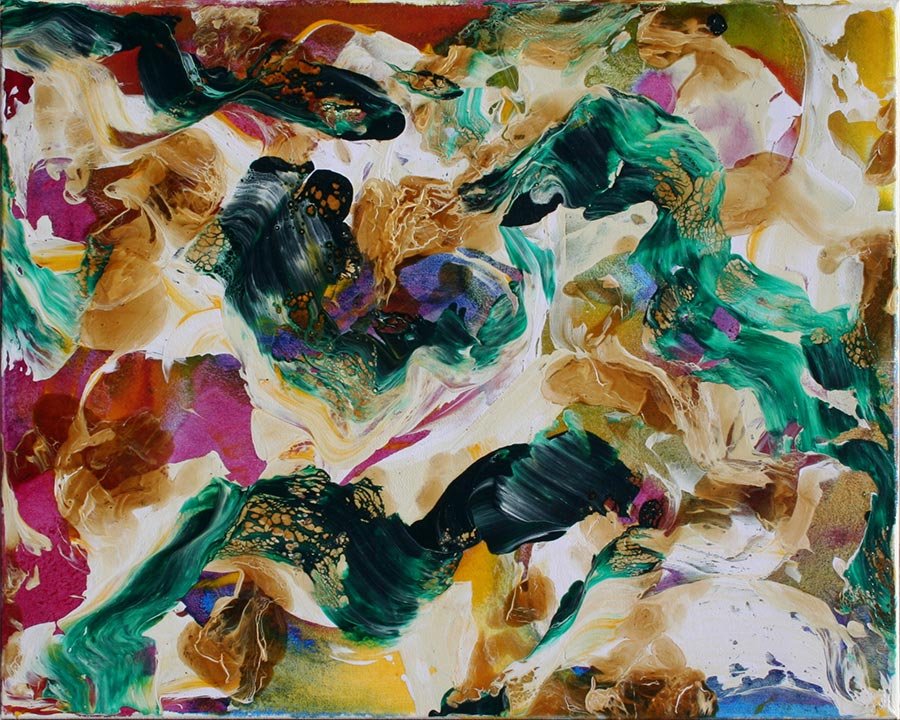 Malachite 2047  -  16" x 20"