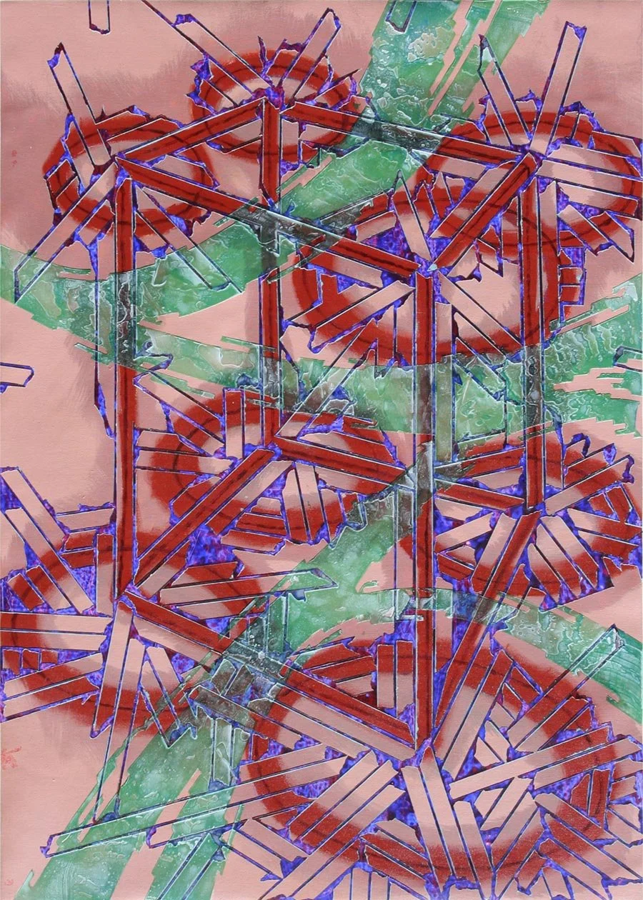 Cosmic Box  -  30" x 42"