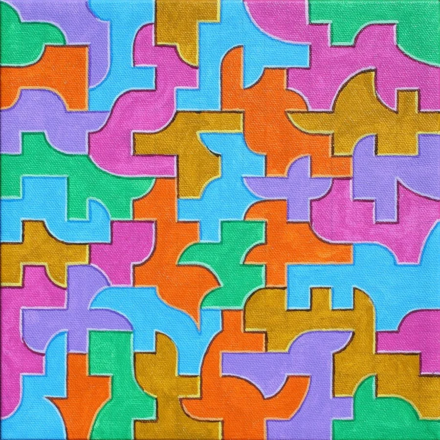 Jigsaw H -  10" x 10"