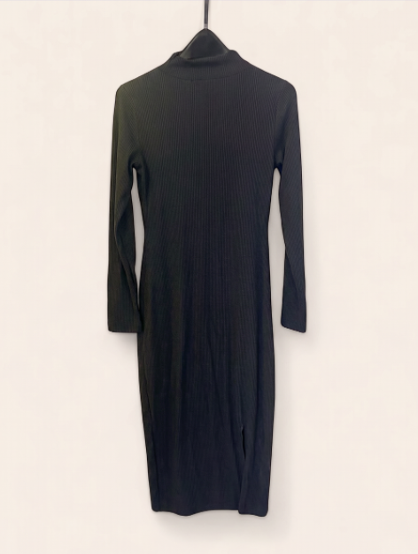 Heart and HIP Ribbed Grey Bodycon Dress