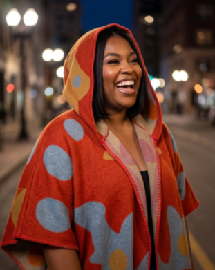 Hooded Open Cardigan