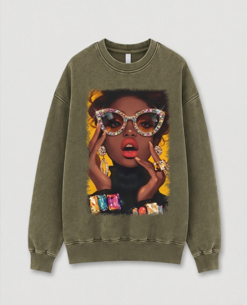 Fancy Lady Graphic Sweatshirt