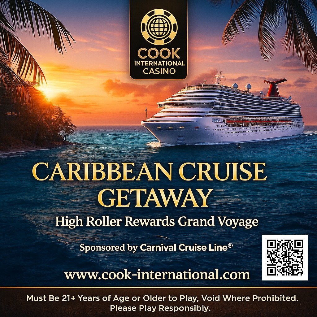 Ocean views, casino vibes. 🚢🌴

Our Caribbean Cruise Getaway lets High Roller Rewards members sail away on a week-long escape aboard a Carnival&reg; ship &mdash; sun, sea, and late-night casino-floor energy between ports.

Rack up High Roller Reward