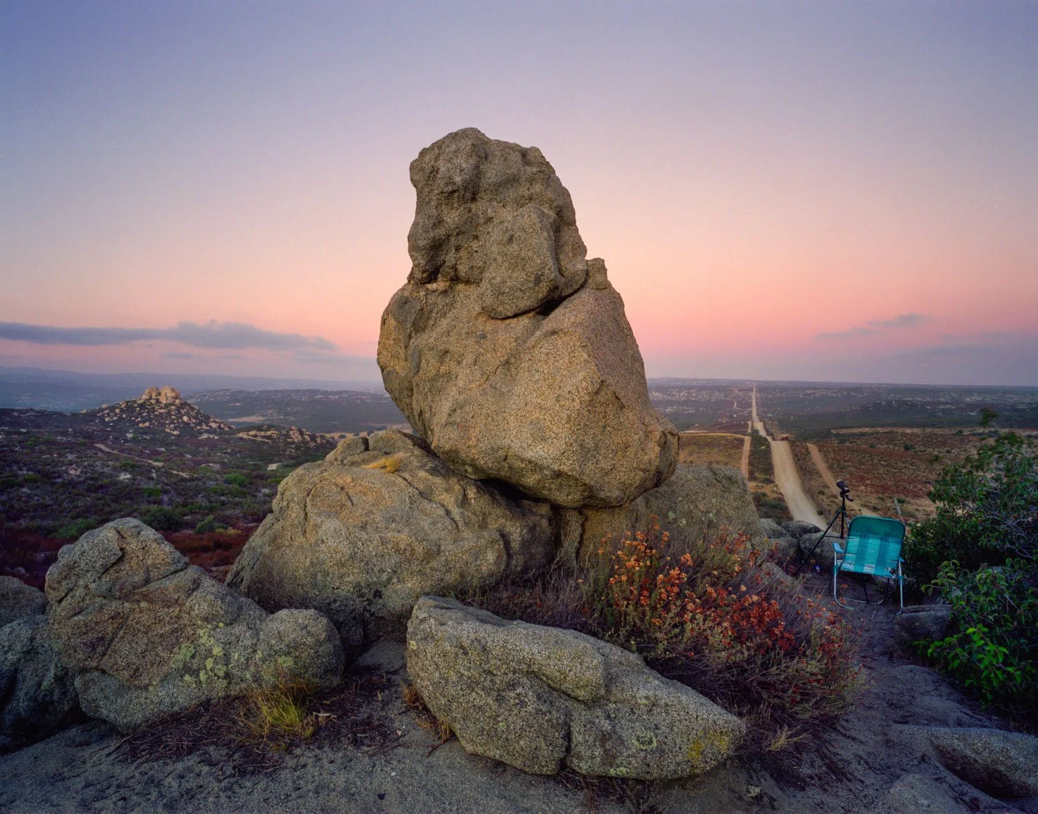  "Patriot Point" lookout, US / Mexico Border Wall, Campo, CA