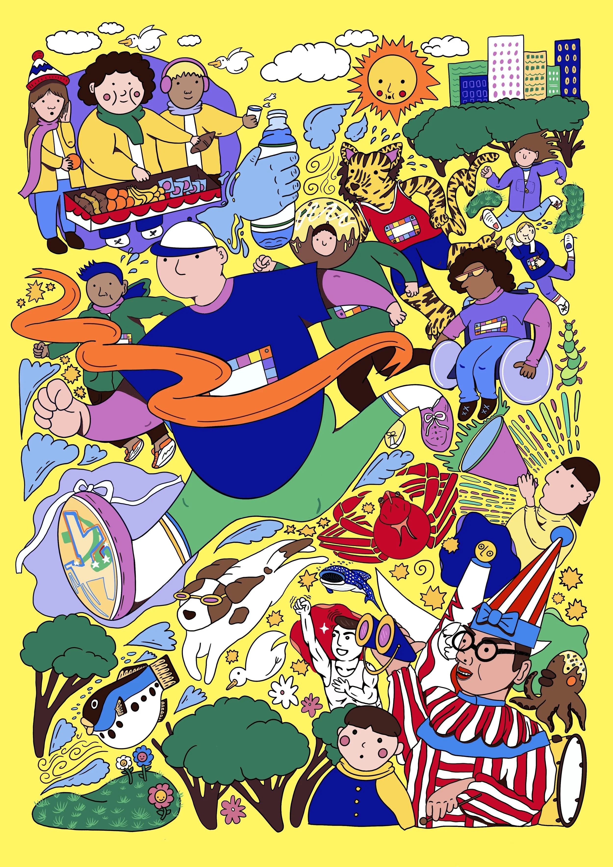 Osaka Marathon 2026 Main Visual (Best Design Award)
大阪マラソン2026メインビジュアル最優秀賞受賞