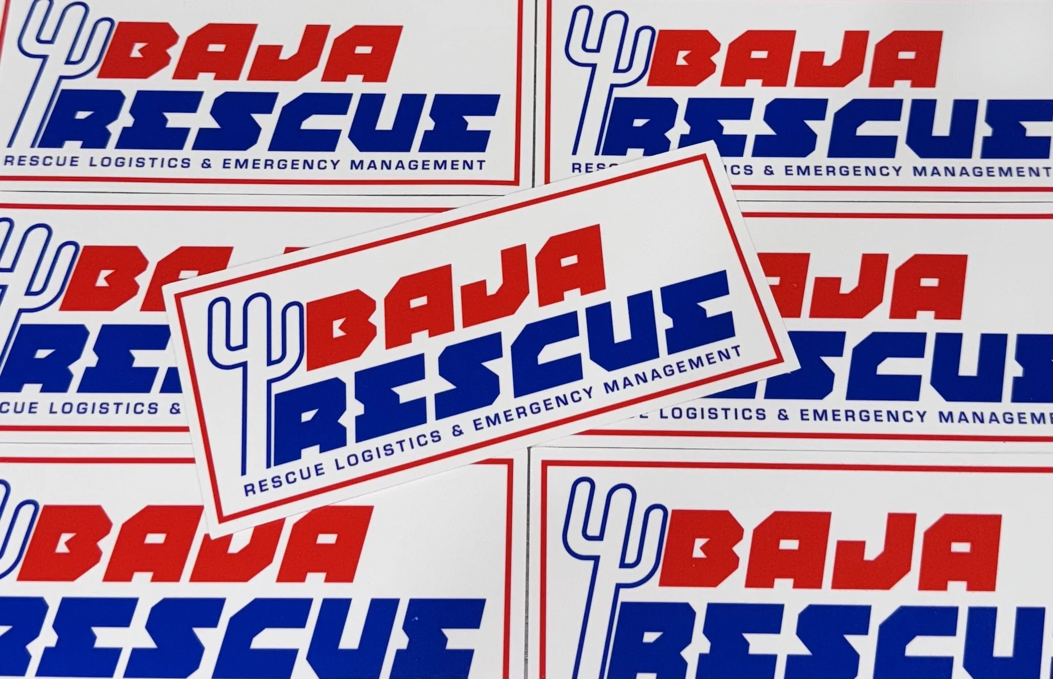 Baja Rescue Sticker Pack