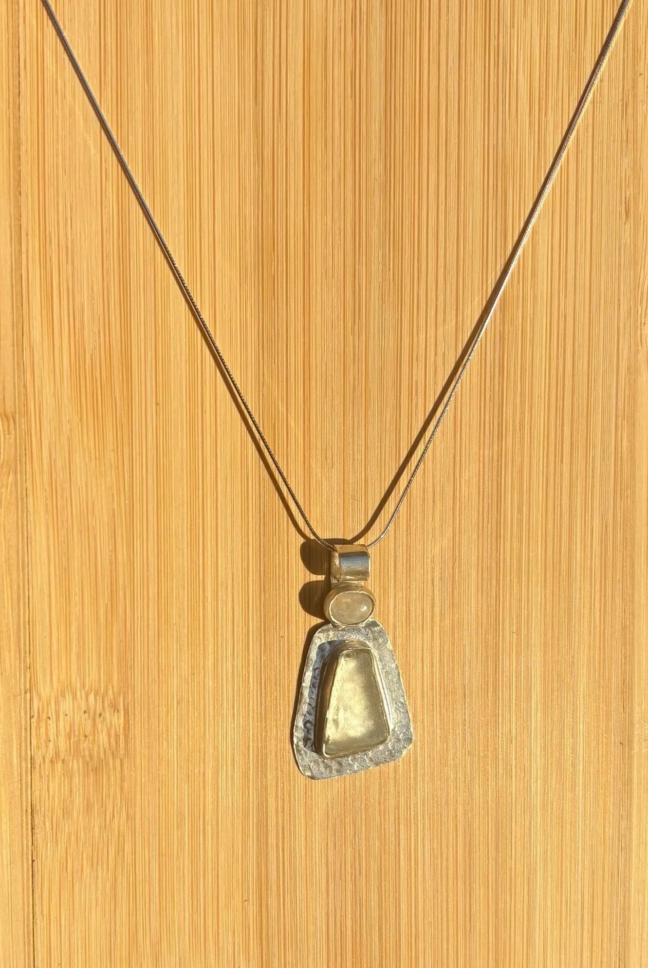 Seaglass Moonstone Necklace